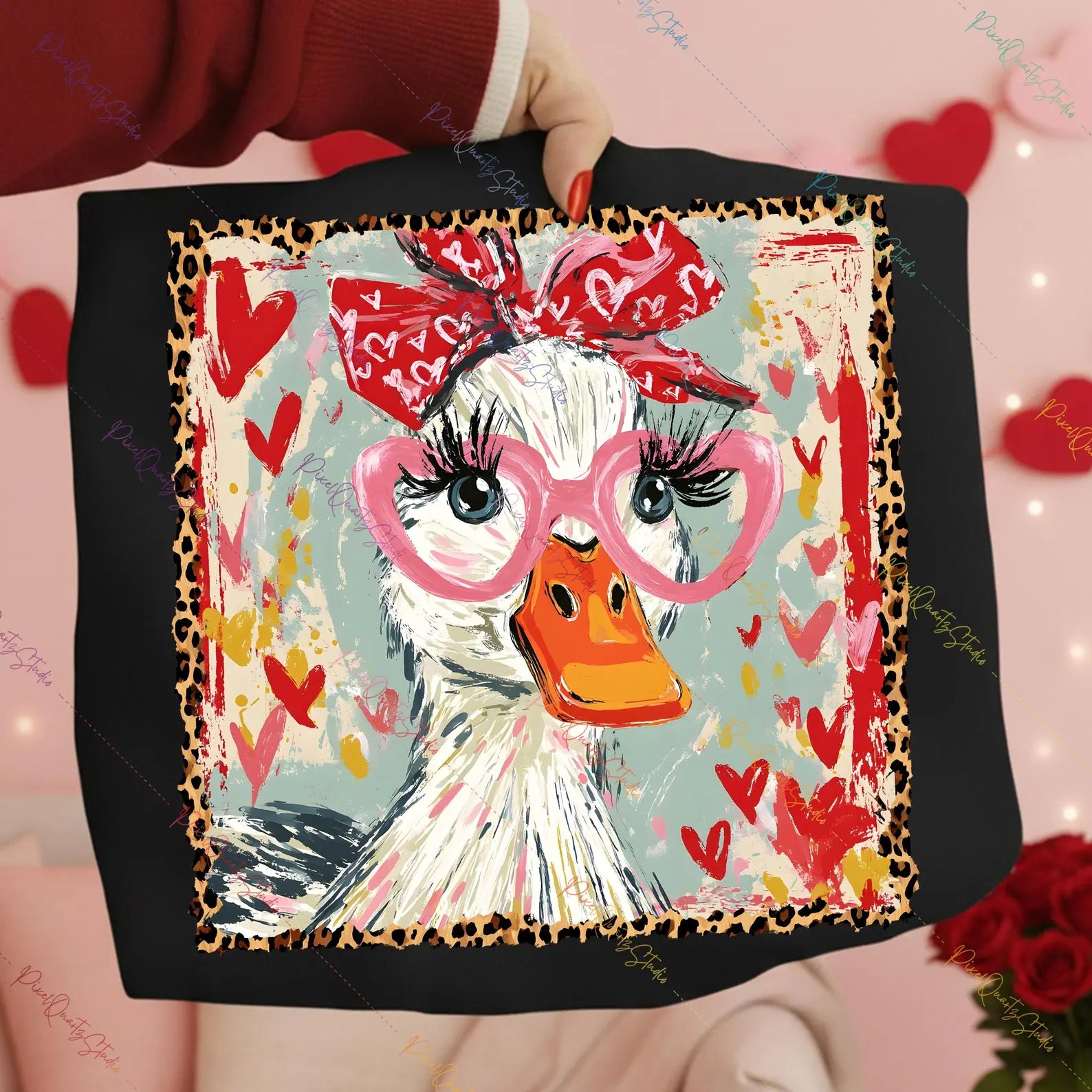 Valentine Day Bubblegum Goose